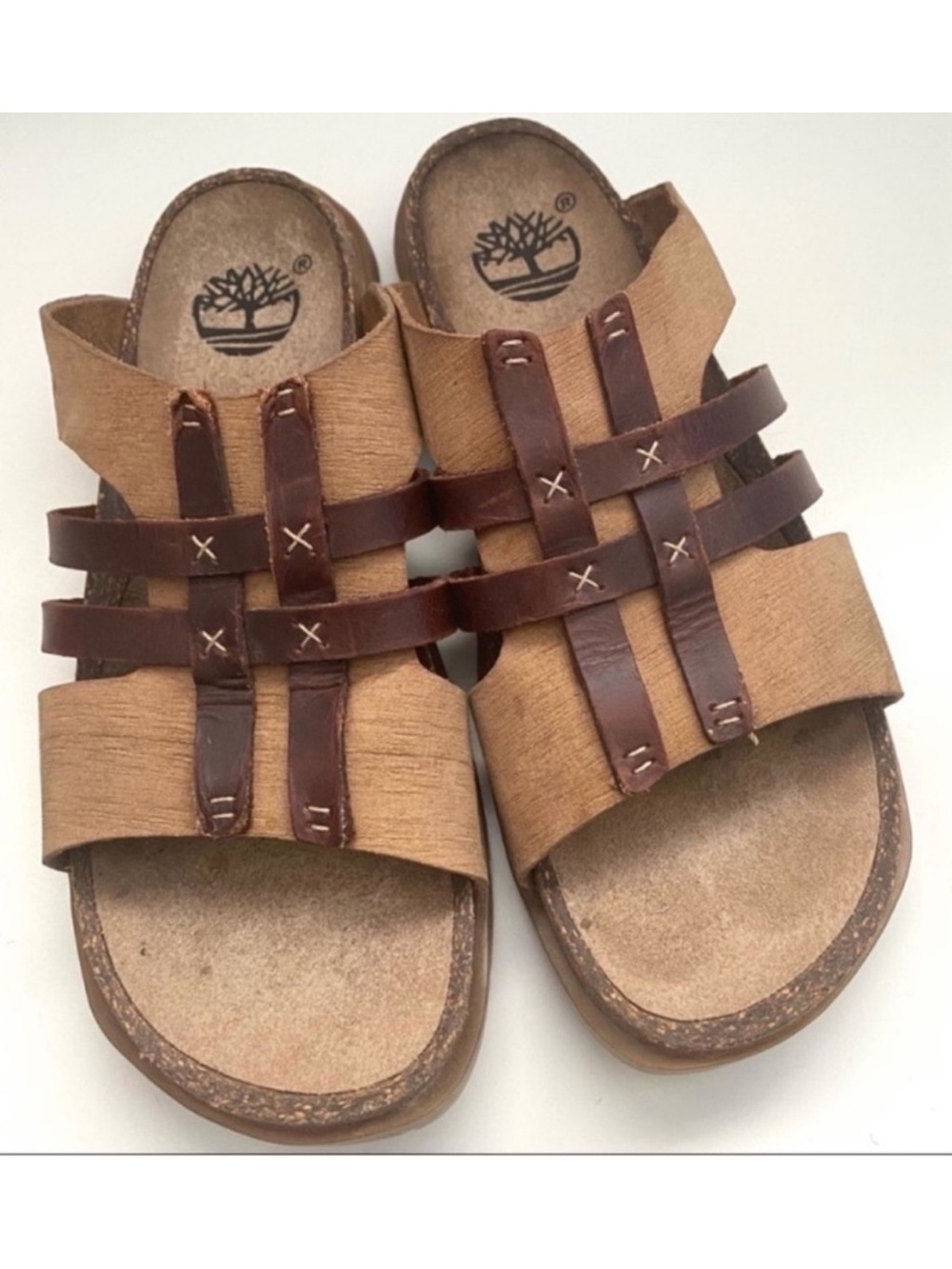 Timberland Leather Sandals Flats Size 8.5